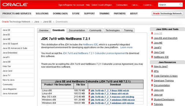 download netbeans bundle jdk